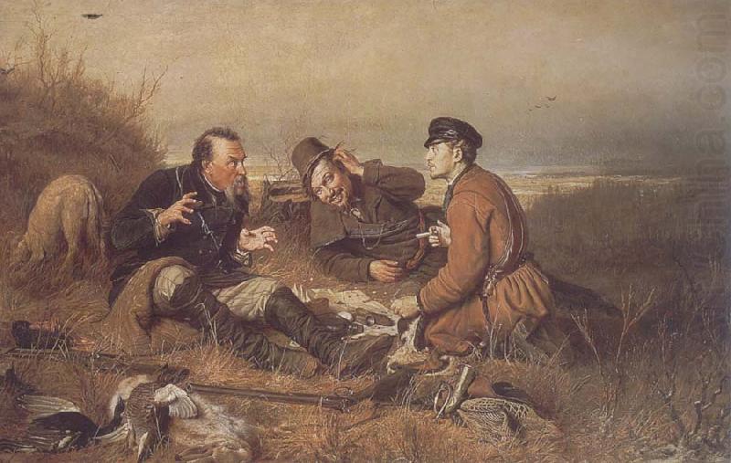 Hunters at Rest, Perov, Vasily